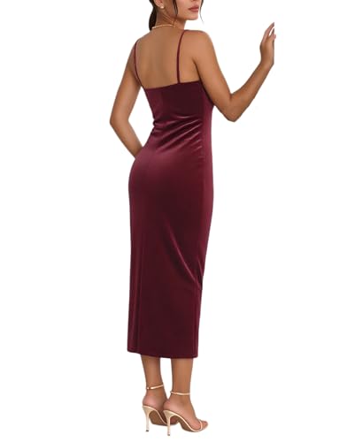 Image of LightlyKiss Women's Bodycon Wedding Guest Dress Formal Cocktail Party Evening Gown