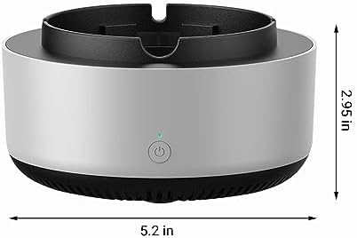 Teocary Multifunctional ๐ ๐๐ Purifier Ashtray, Purifier Ashtrays For Cigarettes Indoor, 2 In 1 Purifier Multifunctional Fresher For Home, Ashtray Clean for Car Indoor and Outdoor (Gray) 7 Teocary Multifunctional ๐ ๐๐ Purifier Ashtray, Purifier Ashtrays For Cigarettes Indoor, 2 In 1 Purifier Multifunctional Fresher For Home, Ashtray Clean for Car Indoor and Outdoor (Gray)