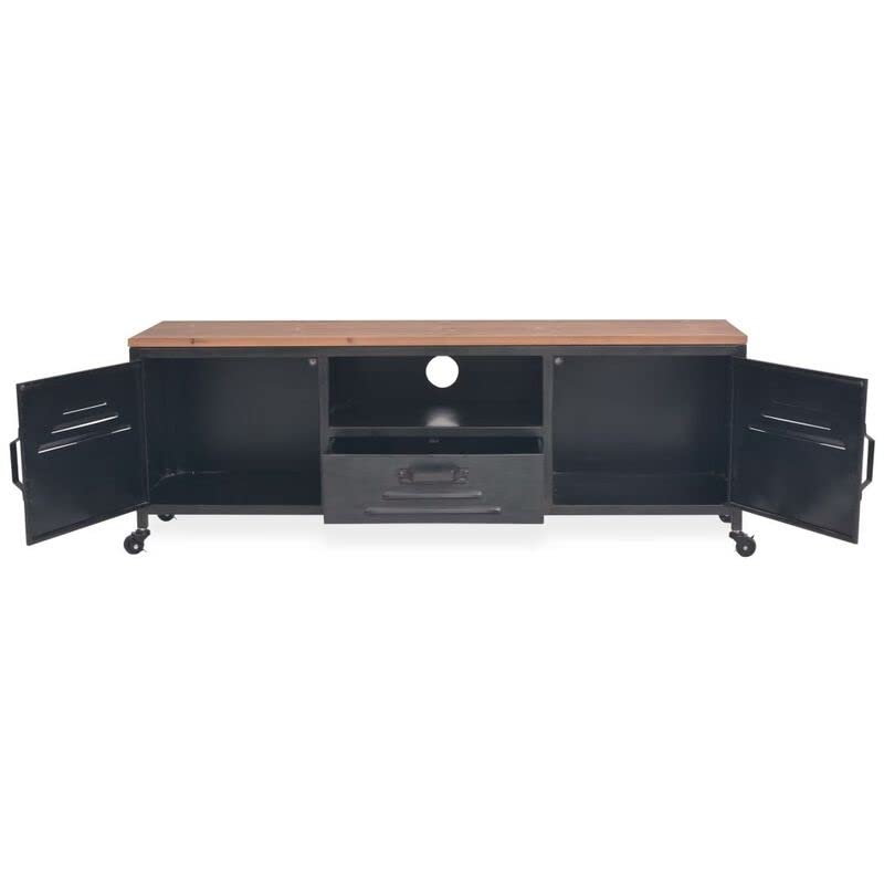 Amazon｜ygqzm 産業用テレビ台 スチール製テレビキャビネット 120 x 30