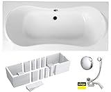 INKLUSIVE 3in1: Badewanne Wannenträger Albaufgarnitur | Weitere Badewanne & Duschabtrennungen in unserem Amazon Shop. Klicken Sie auf VBChome - Ihr Badspeziaalist