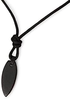 Local League Australia Mens Surfboard Pendant Adjustable Necklace Black Leather Cord Man String Beach Surfer Boys Choker Holidays Party Gift