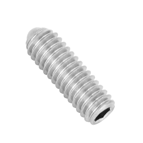 Set di Viti a Pistone con Grani a Molla Esagonali in Acciaio Inossidabile M4 304, 20 Pezzi (M4*12), Fissaggio Sicuro per Applicazioni Industriali e Meccaniche