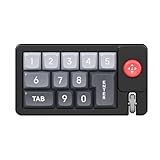 プログラマブルキーボード - 片手ナンバーパッド、RGBメカニカル有線キーパッド | ホットスワップ可能な片手ナンバーパッド ジョイスティック付き グラフィックデザイン、ビデオ編集、オフィスの生産性向上