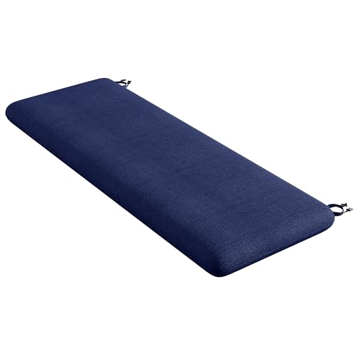 Codi Outdoor Bench Cushion for Patio Furniture, 48x18'', Navy