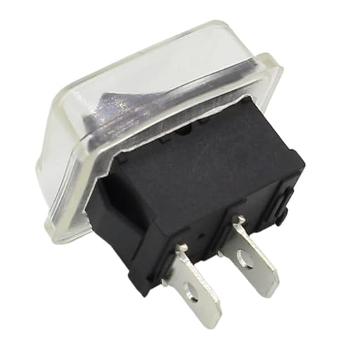 Bouton interrupteur de rechange pour réparer un appareil électrique en panne noir 21x15mm