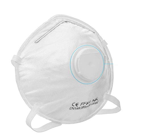 Preisvergleich Produktbild 3X Atemschutzmaske Set - Premium Atemmaske - FFP1 Mundschutz Maske - Feinstaubmaske mit Ventil