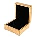 Produktbild Uhrenbox Holz Schmuck Display Aufbewahrungsbox Fall Armband Tablett Abschließbare Metallschnalle - 11 x 11 x 3 cm