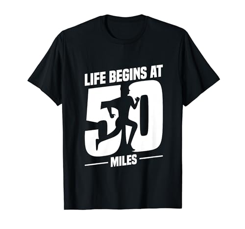 Ultrarunning Ultra Marathon Runner Ultramarathon 50 Miles T-Shirt