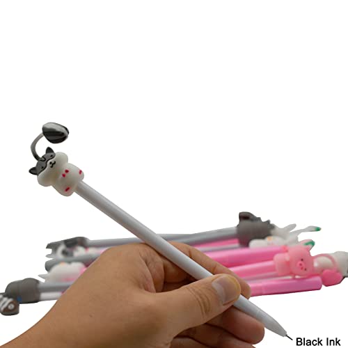 Bolígrafos de gel con diseño animal, pack de 12 miniatura 5