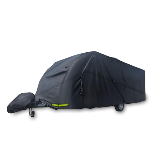 OLPRO 4Ply Caravan Cover, 12-14ft, Black