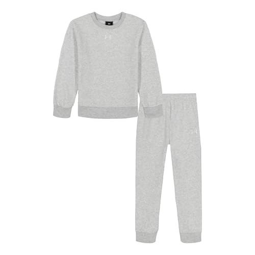 Image of Under Armour Boys' 2-Piece Crew Sweatshirt and Fleece Sweatpants Set
