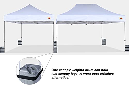 Poids pour auvent à eau ABCCANOPY lestage robuste de 27.2 kg pour tonnelle