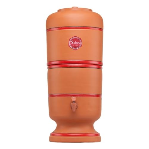 Filtro De Barro Talha P/Água 2 Litros - 1 Vela Salus