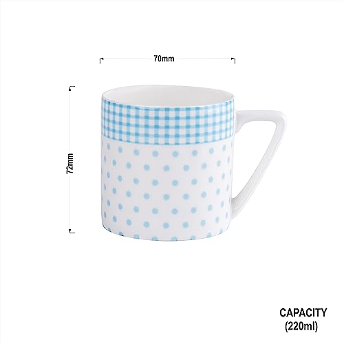 Image of Dandy Lines Puja Blue Dots, Set of 6, 35002