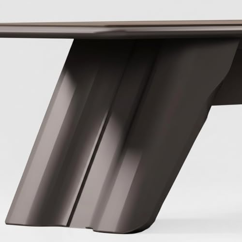 Image of Lakdi The Furniture Co Handcrafted Modern Executive Director Table for Office with Integrated Storage, Wire Manager Office Table - LDL-753