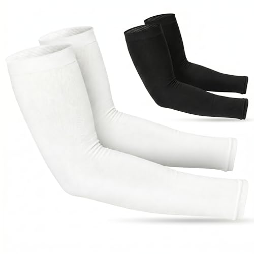 Image of SportsTrail Cooling Arm Sleeves for Men & Women - Breathable, UV Sun Protection, Sports Arm Sleeves for Women, Men & Youth