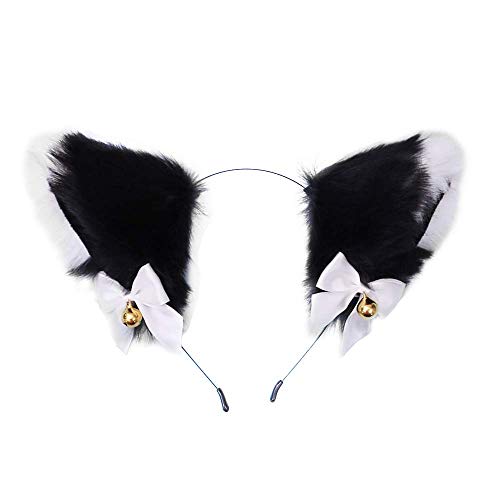 Cosplay girl plush furry cat ears headwear cosplay accessories ka…