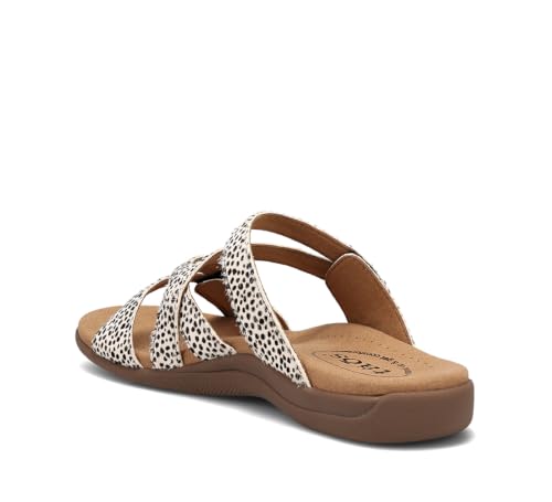 Image of Taos Double U Premium Leather Women's Sandal - Stylish Adjustable Strap Design with Arch Support, Cooling Gel Padding for All-Day Enjoyment and Walking Comfort