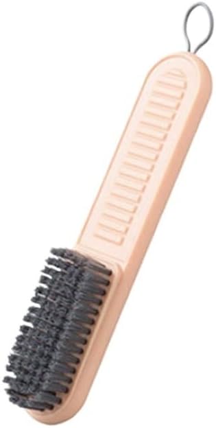 Household Long Handled Brush Multi Functional Plastic Cleaning Shoe(Orchid Pink)