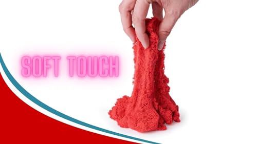 Loty Store Active Sand 500g Red for Kids - Natural Kinetic Sand Kit ...