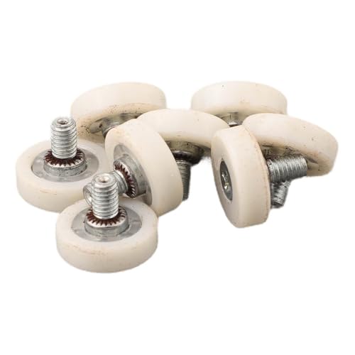 Best Replacement Wheels for Plastic Drawers: Top Durable Picks Reviewed 5 KoiLykke Plastic Drawer Pulley Replacement Wheels with Ball Bearings, 8 Pack, M6x1 Threaded Rod, 19-29mm Diameter, for Cabinet Sliding Drawers