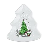 Fiesta Tree Plate - Santa's Sleigh | Christmas Whimsy (White)
