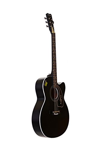 Image of Givson Venus Special, 6-Strings, Acoustic guitar , Right-Handed, Black Matt, With Guitar Cover /Bag