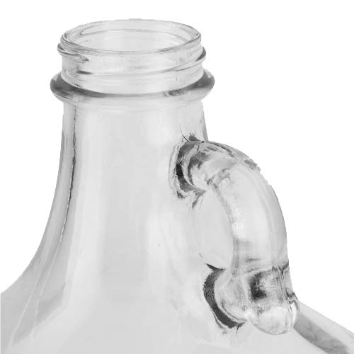 C-Store Packaging - 1 Gallon (128 oz) Clear Glass Jug With 38mm Cap | FAST SAME DAY SHIPPING