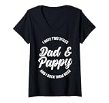 Photo Gallery donna ho due titoli papà & pappy e li faccio cullare entrambi pappy maglietta con collo a v Photo Gallery donna ho due titoli papà & pappy e li faccio cullare entrambi pappy maglietta con collo a v