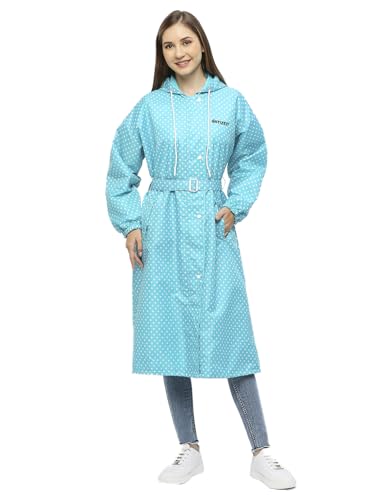 Citizen Polyester Reversible Casual Style Raincoat For Women With...