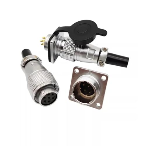Conector PLS24 WS24 metálico tipo Aero Socket Plug M24(P24-6P) 7