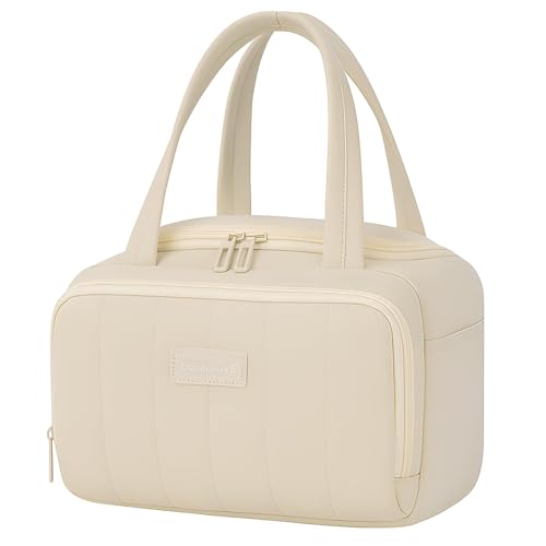Image of SVH Leak-Resistant Insulated Lunch Bag for Women & Kids | Thermal Lunch Tote with Double Zipper, Front Pocket & Reusable Design for Office, School & Travel (Mint Cream)