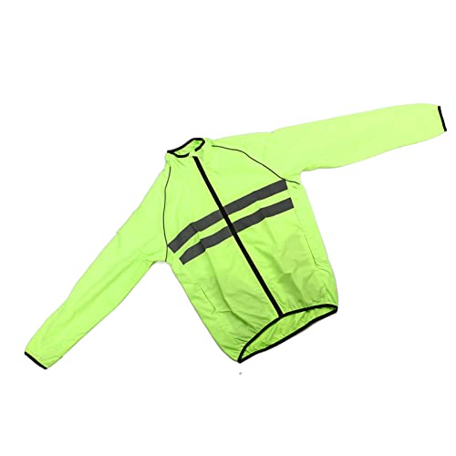 Chaqueta reflectante para ciclismo transpirable verde 2XL miniatura 2
