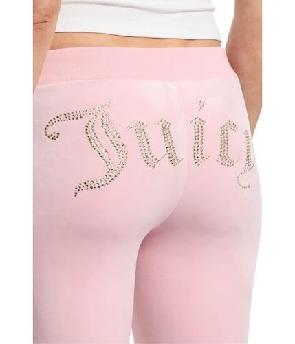 Juicy Couture Women's Rib Waist Velour Pants with Drawcord4