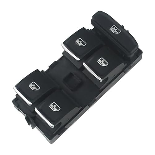 Bouton de commande lève-vitre chromé rouge pour Passat B8 et Golf MK7 - 3