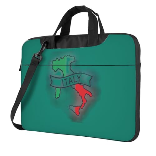 Bolsa portátil para laptop de mapa de Italia: protección elegante para tus viajes de negocios