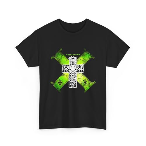 D-Generation Shirt Degneration x Pro Wrestling Fan Shirt Unisex Squared Circle DX Wrestling Short Sleeve Adult T-Shirt Gift Black