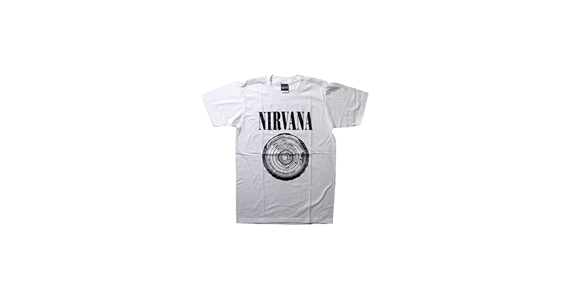 NIRVANA Tシャツ Mサイズ 白　ホワイト　NOTE NIRVANA ニルヴァーナ バンド ロック Tシャツ 白 : Tシャツ専門