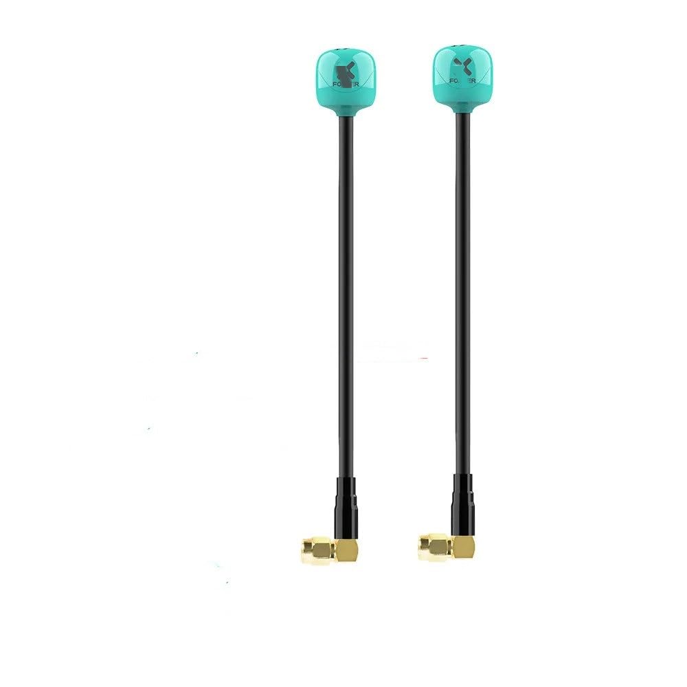 Ant Lollipop 4 Plus 4+ FPV 2.6Dbi RHCP SMA RPSMA UFL MMCX FPV Omni LDS Compatible with FPV Racing Drones(2PCS Teal SMA 15CM)