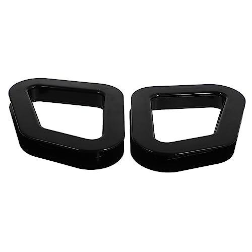 CRILSTYLEO 4pcs Office Chairs Accessories of Game Chair Back Plastic Decor Black