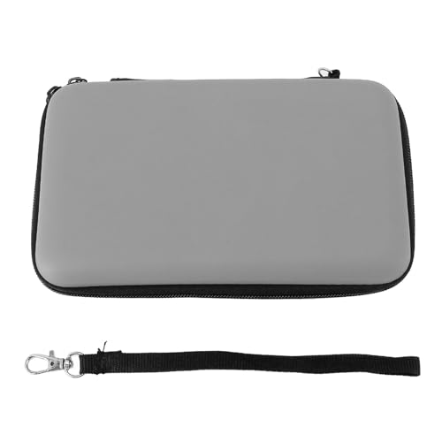 Image of Carrying Case for 3DS, New 3DS XL, New 2DS XL Console, Pocket Hard Shell Case with 8 Game Slot, Inner Pocket, 3DS XL Accessories Protective Carrying Case (Silver)