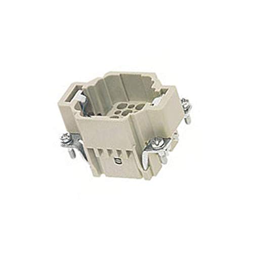 Connecteur m&acirc;le Han DD 24 contacts 10A de HARTING avec broche de terre PE isol&eacute;e