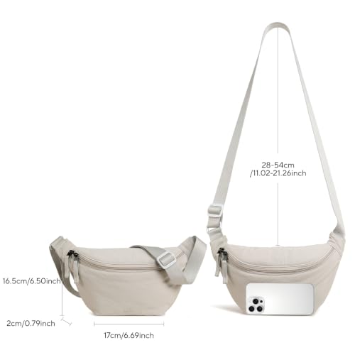 Chest Crossbody Shoulder Sling Bag,Lightweight Nylon Hobo Purse for Women - image 5