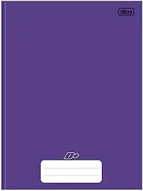 Tilibra - Caderno Brochura Capa Dura Universitário D+ Roxo 48 Folhas, 200mm x 275mm - 1 unidade
