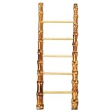 SEWACC 刺身用竹製シミュレーションラダー飾り 寿司トレー装飾 冷菜盛付け用クリエイティブ竹梯子 和風料理ホテル用