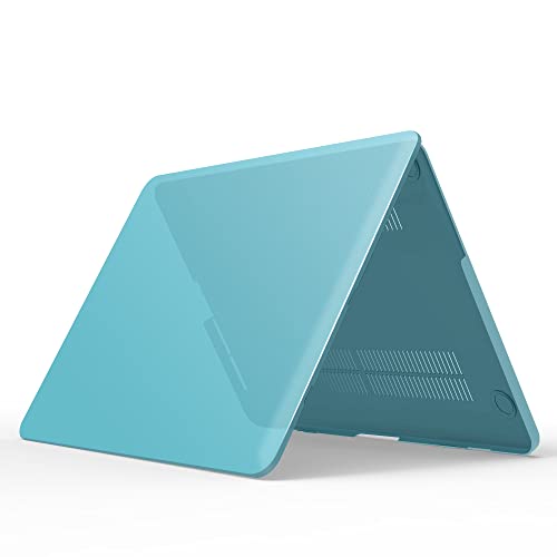 IBENZER Compatible with MacBook Pro 13 Inch Case 2015 2014 2013 end 2012 A1502 A1425, Hard Shell Case with Keyboard Cover for Old Version Apple Mac Pro Retina 13, Serenity Green, R13SRG+1