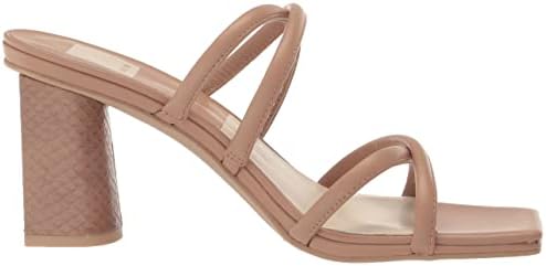 Dolce Vita Women's PATSI Heeled Sandal, Cafe Leather, 7.5 | Image 5