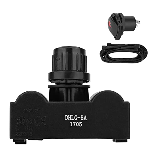 Image of G515-0030-W2 Electronic Ignition Module for Universal Charbroil Grill 5 Burner Igniter, DHLG-5A Igniter for Charbroil Grill Replacement Parts and More, Ignition Module-5 Outlets and Switch /Off Button