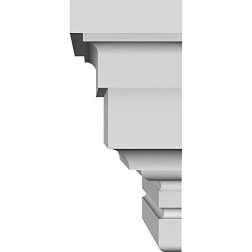 Ekena Millwork Crh04X37St Crosshead, 37" Bottom Width X 39 1/2" Top Width, Factory Primed White #TOP3