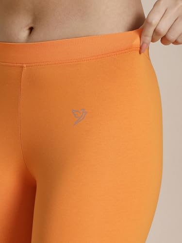 Image of TWIN BIRDS Tailored Cut and Classic Fit Super Stretchable Elastane Fabric Churidar Leggings for Women